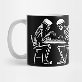 death plays chess Mug